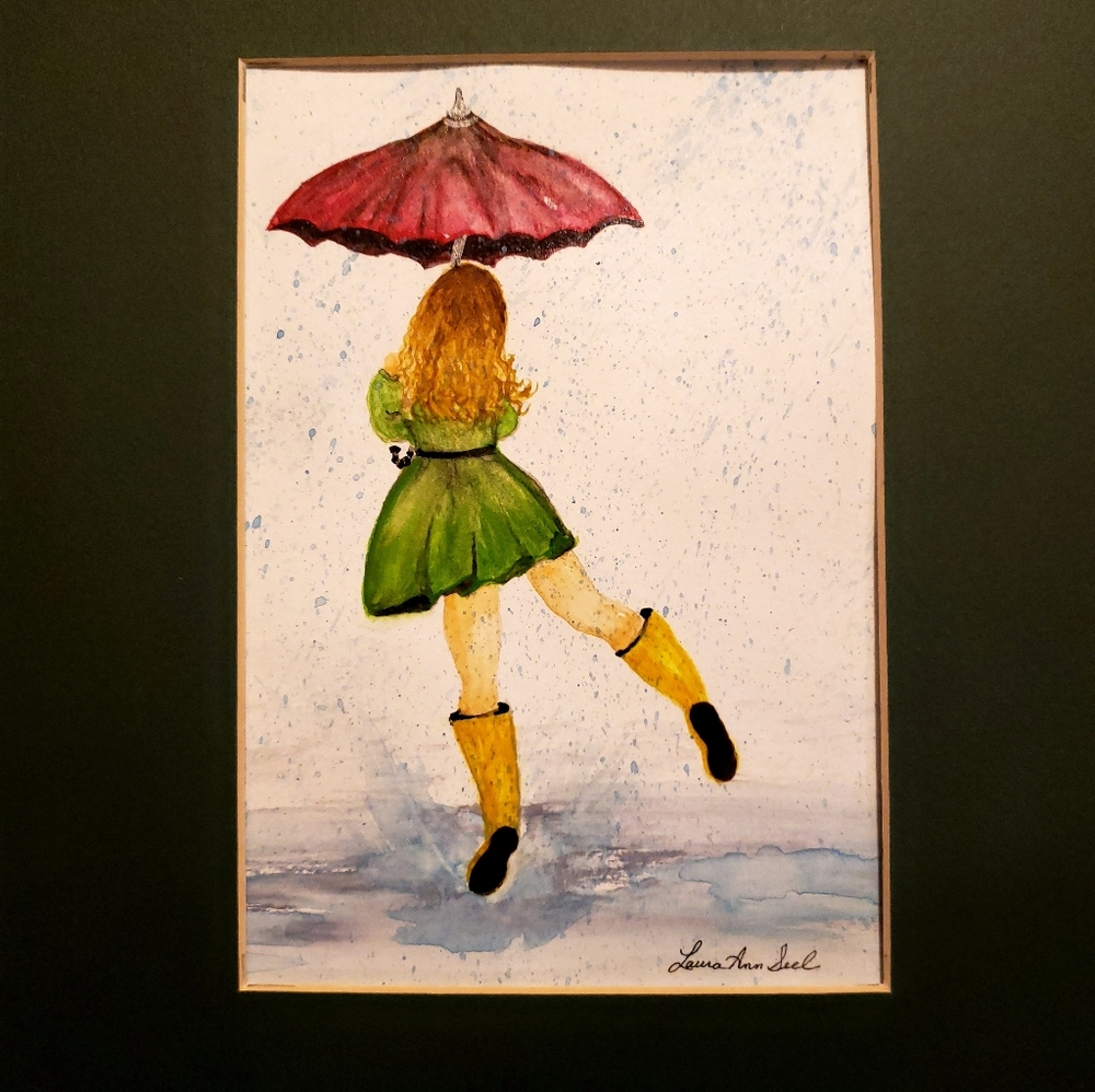 Original watercolor painting
